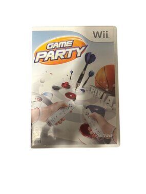 Game Party For Nintendo Wii Complete Case & Disc By Midway video game gaming
